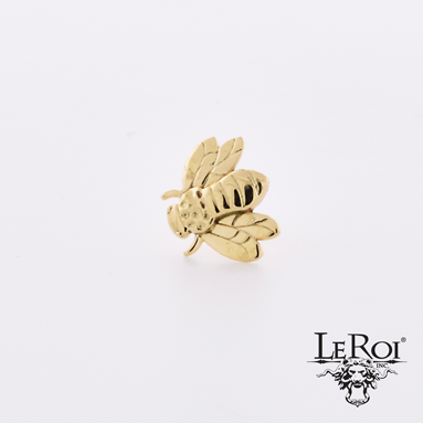 Leroi: Threadless 14kt Bee
