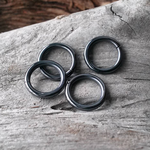 Black Forest: matte black seam rings