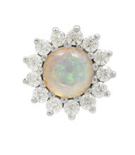 Load image into Gallery viewer, Buddha: Delphine 14kt/cz/opal
